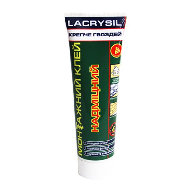 Клей монтажний Lacrysil Крепче гвоздей надміцний 200 г 